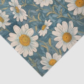 Art Nouveau Shasta Daisies – 10 lb, 17"x23" Tissuepapier (Detail)