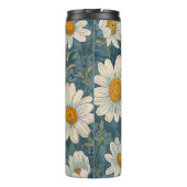 Art Nouveau Shasta Daisies Thermosbeker (Achterkant)