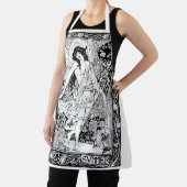 Art Nouveau Smeervliegtuig Elf Zomer Schort (Insitu)