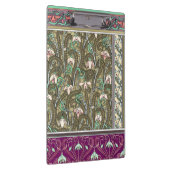 Art nouveau sneeuwdrop bloem verneuil paarse groen klembord (Rechts)