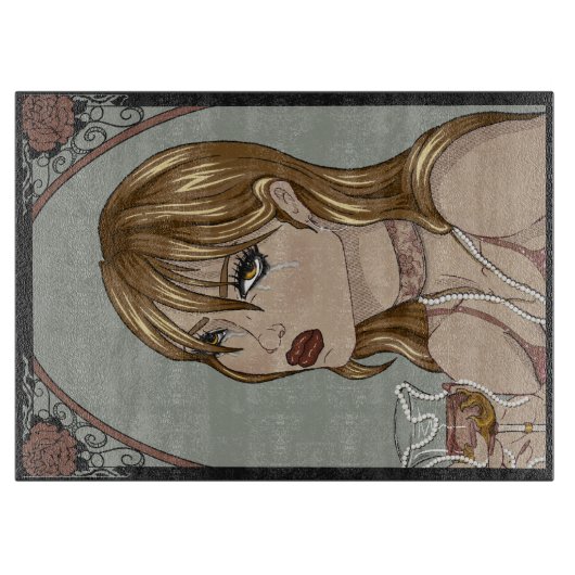 Art Nouveau Snijplank (Voorkant)