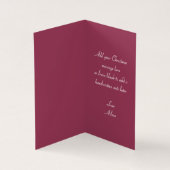 Art Nouveau Snow Queen Merry-kerstkaart Kaart (Binnen)