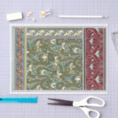 Art Nouveau Snowdrop Flower by French Artist 1896 Tissuepapier (Craft)