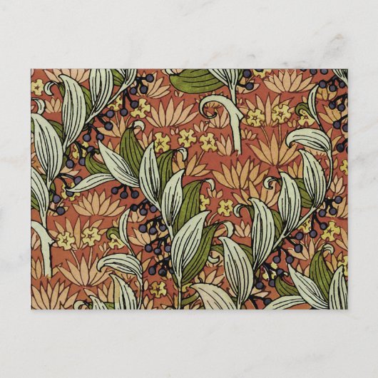  Art Nouveau Solomon's Seal, M.P. Verneuil Briefkaart (Voorkant)