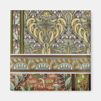  Art Nouveau Solomon's Seal, M.P. Verneuil Magneet