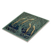 Art Nouveau Songbirds Pat#11 ID1193 Tegeltje (Zijkant)