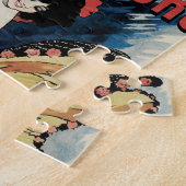 Art Nouveau, Spaanse Flamenco Dancer Legpuzzel (Zijkant)