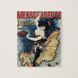 Art Nouveau, Spaanse Flamenco Dancer Legpuzzel