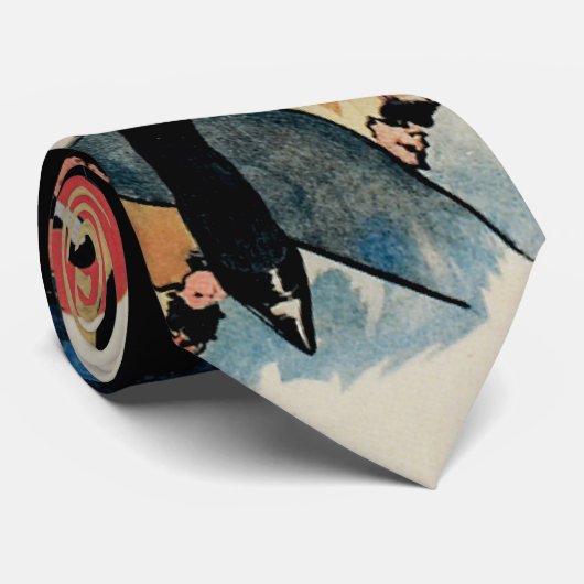  Art Nouveau, Spaanse Flamenco Dancer Stropdas (Opgerold)