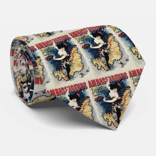  Art Nouveau, Spaanse Flamenco Dancer Stropdas (Opgerold)