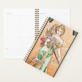  Art Nouveau Spring beroemd gemaakt door Mucha Planner (Display)