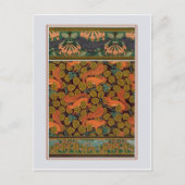 Art Nouveau Squirrels Briefkaart (Voorkant)
