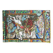 Art Nouveau St George Dragon Window Pillowcase Kussensloop (Voorkant)