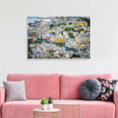 Art Nouveau stad Alesund, Noorwegen canvas print (Insitu (Woonkamer))