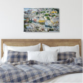Art Nouveau stad Alesund, Noorwegen canvas print (Insitu (Slaapkamer))