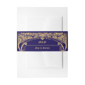 Art Nouveau stijl bruiloft Uitnodigingen Wikkel (Voorkant Voorbeeld)