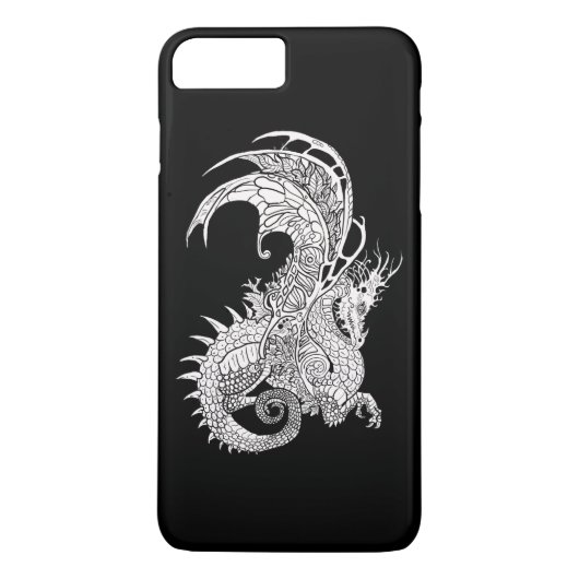 Art Nouveau-stijl Dragon Case-Mate iPhone Case (Achterkant)