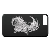 Art Nouveau-stijl Dragon Case-Mate iPhone Case (Achterkant (Horizontaal))