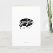 Art Nouveau stijl Dragon ~ wenskaart Kaart (Achterkant)