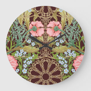 Art Nouveau stijl Floral: gekleurd  patroon Grote Klok