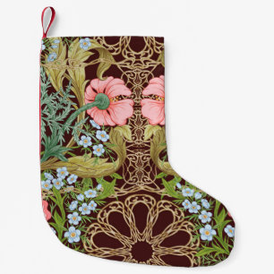Art Nouveau stijl Floral: gekleurd patroon Kleine Kerstsok