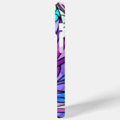 Art Nouveau Stijl Glas in lood Peacock Veer Case-Mate iPhone Case (Achterkant / Links)