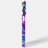 Art Nouveau Stijl Glas in lood Peacock Veer Case-Mate iPhone Case (Achterkant / Rechts)