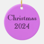 Art Nouveau Stijl Glas in lood Peacock Veer Keramisch Ornament (Achterkant)