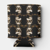 Art Nouveau Stijl: Goud-Zwart . Blikjeskoeler (Achterkant)