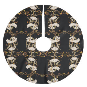 Art Nouveau Stijl: Goud-Zwart . Kerstboom Rok