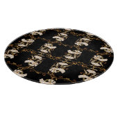 Art Nouveau Stijl: Goud-Zwart . Snijplank (Hoek)