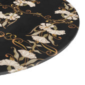 Art Nouveau Stijl: Goud-Zwart . Snijplank (Hoek)