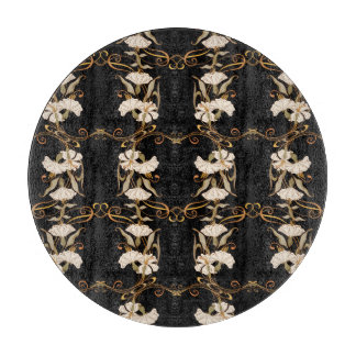 Art Nouveau Stijl: Goud-Zwart . Snijplank