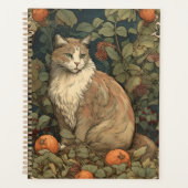 Art Nouveau stijl kat met Planten Planner (Voorkant)
