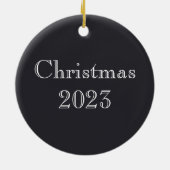 Art Nouveau Stijl Maan Sterren Prinses Keramisch Ornament (Achterkant)