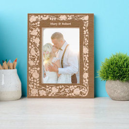  Art Nouveau stijl Roos wijnstok rand Gegraveerde Lijstjes