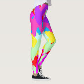 Art Nouveau Stijlen Geometrische Patroon Leggings (Rechts)