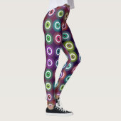 Art Nouveau Stijlen Mystiek Oogpatroon Leggings (Rechts)