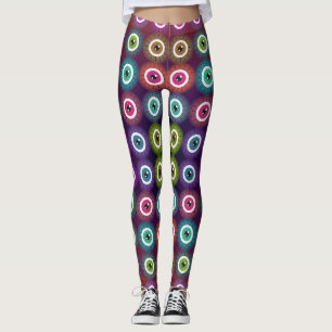 Art Nouveau Stijlen Mystiek Oogpatroon Leggings