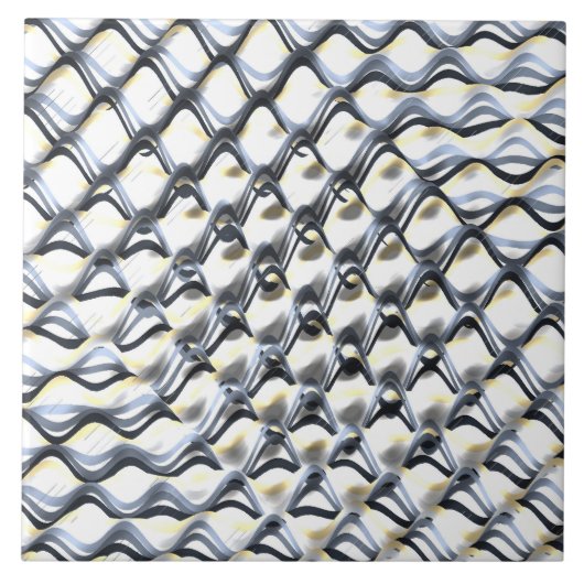 Art Nouveau stijlen Opart patroon Tegeltje (Voorkant)
