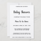 Art Nouveau Storks Baby shower Sjabloon Kaart (Achterkant)