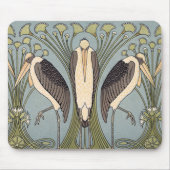 Art Nouveau Storks Muismat (Voorkant)
