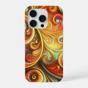 Art Nouveau: Stralende barokkrullen  iPhone 15 Pro Case