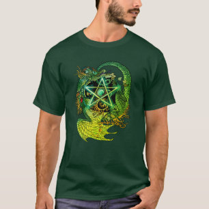 Art Nouveau style dragon Pentacle ~shirt T-shirt