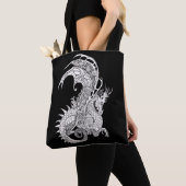 Art Nouveau Style Dragon Tote Bag (Dichtbij)