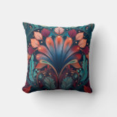 Art nouveau style Throw Pillow Kussen (Voorkant)
