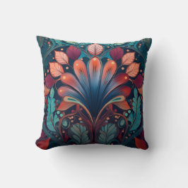 Art nouveau style Throw Pillow Kussen