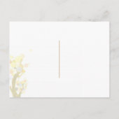 Art Nouveau Style Treding Wedding Save the Date Aankondigingskaart (Achterkant)