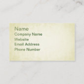 Art Nouveau  Style Visitekaartje (Achterkant)