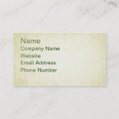 Art Nouveau Style Visitekaartje (Achterkant)